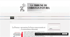 Desktop Screenshot of christianpaturel.com